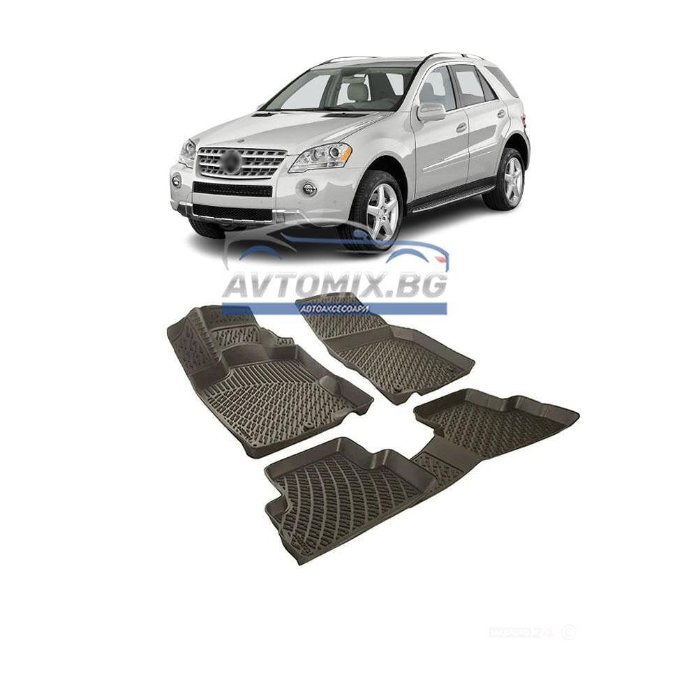 Гумени стелки за Mercedes ML W164 2005-2011 г., RizLine