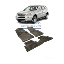 Covorașe de cauciuc pentru Mercedes ML W164 2005-2011, RizLine