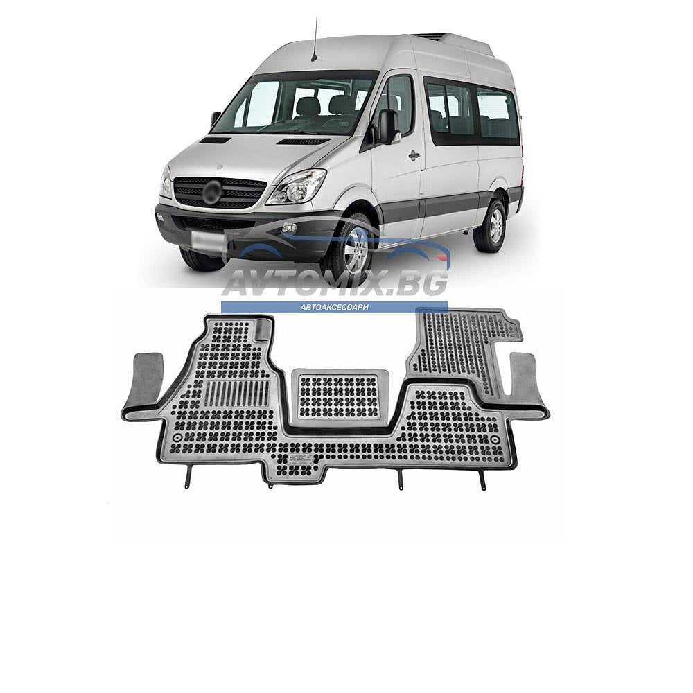 Covorașe de cauciuc pentru Mercedes Sprinter 2000-2006, Rezaw Plast