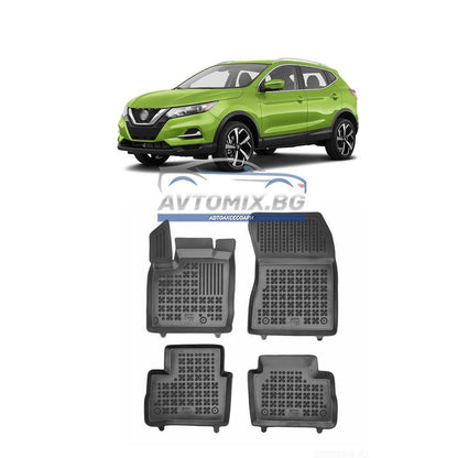 Гумени стелки зa Nissan Qashqai след 2021 г., Rezaw Plast