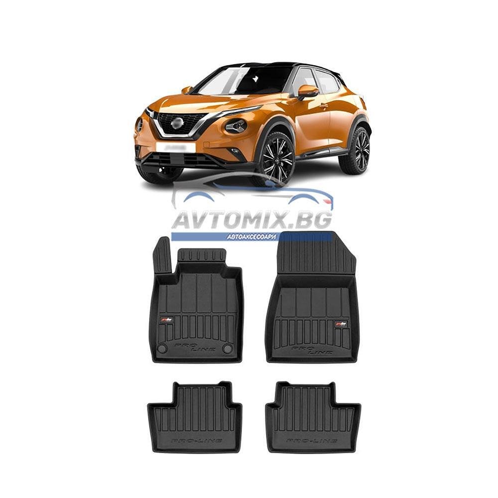 Гумени стелки зa Nissan Juke след 2019 г., ProLine 3D