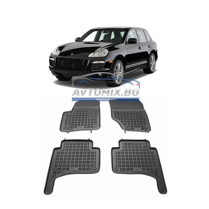 Гумени стелки зa  Porsche Cayenne 2002-2010 г., Rezaw Plast