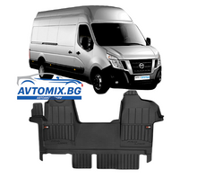 Rubber floor mats for Nissan NV400 after 2010, ProLine 3D