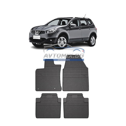 Covorașe de cauciuc pentru Nissan Qashqai +2, 7 locuri 2006-2013, Frogum