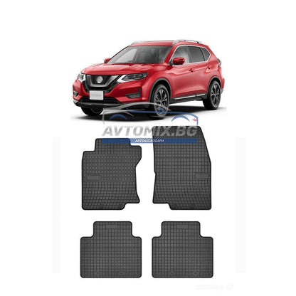 Гумени стелки за  Nissan X-trail 2014-2021 г., Frogum