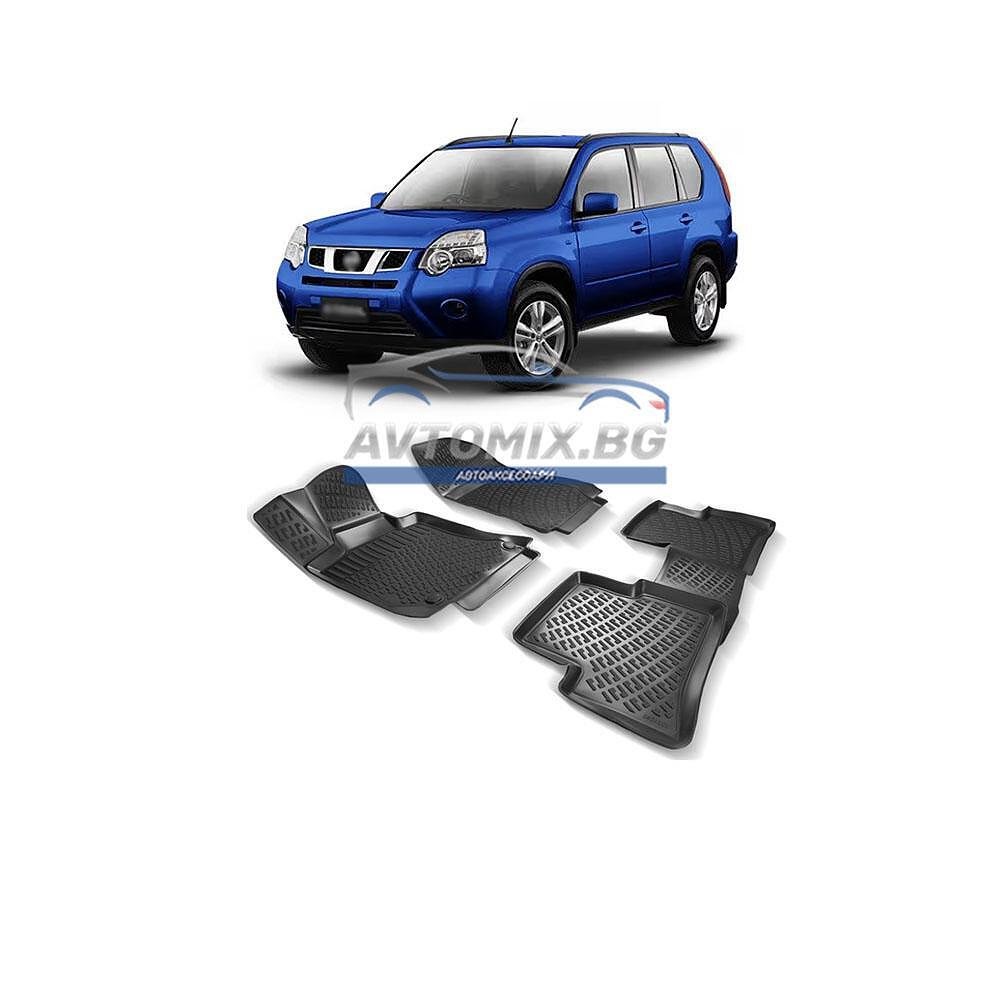 Гумени стелки зa Nissan X-trail 2007-2014 г., RizLine