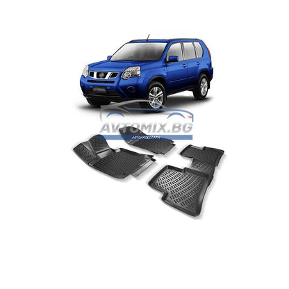 Гумени стелки зa Nissan X-trail 2007-2014 г., RizLine