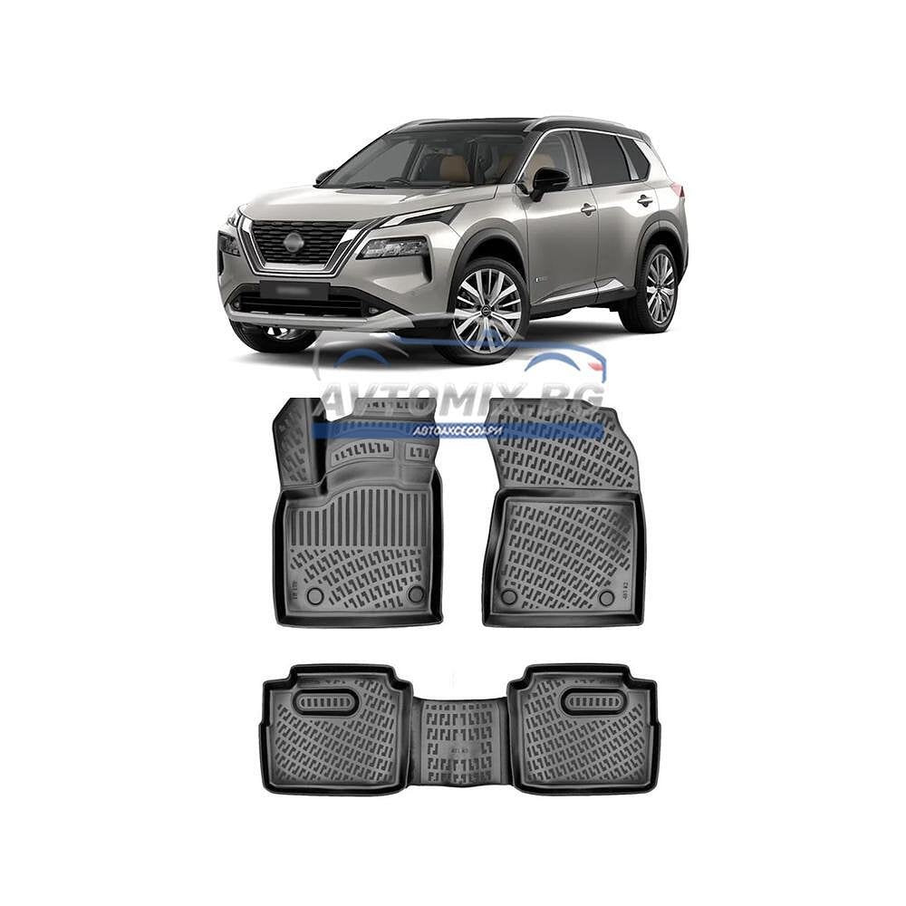 Гумени стелки зa Nissan X-trail след 2022 г., RizLine