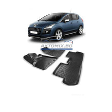 Rubber floor mats for Peugeot 3008 2009-2016, RizLine