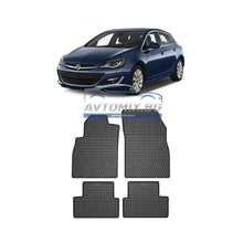 Covorașe de cauciuc pentru Opel Astra J 2010-2015, Frogum