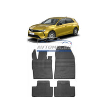 Rubber floor mats for Opel Astra L from 2021 onwards, Frogum