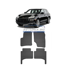 Rubber floor mats for Porsche Cayenne 2002-2010, Frogum