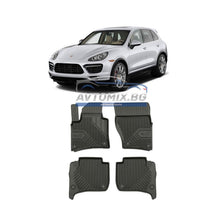 Rubber floor mats for Porsche Cayenne 2010-2017, Model No.77
