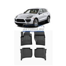 Rubber floor mats for Porsche Cayenne 2010-2017, ProLine 3D