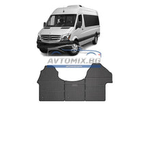 Rubber floor mats for Mercedes Sprinter 2018 onwards, Frogum