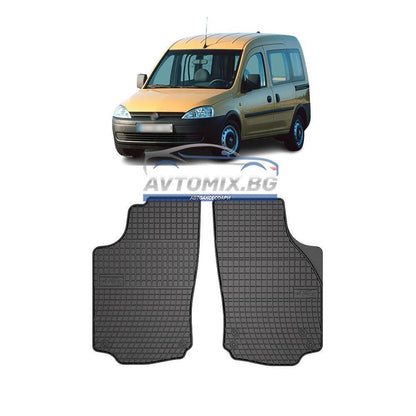 Rubber floor mats for Opel Combo 2001-2011, Frogum