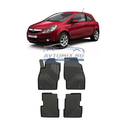 Гумени стелки за Opel Corsa D 2006-2014 г., Модел No.77