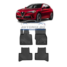Covorașe din cauciuc pentru Alfa Romeo Stelvio după 2016, model nr. 77