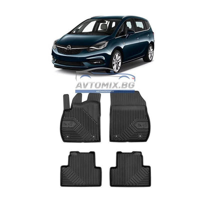 Гумени стелки за Opel Zafira C 2012-2019 г., Модел No.77