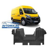 Rubber floor mats for Opel Movano from 2001-2022, Model No.77