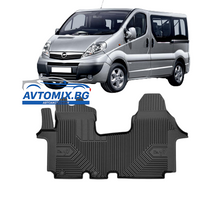 Rubber floor mats for Opel Vivaro 2001-2014, Model No.77