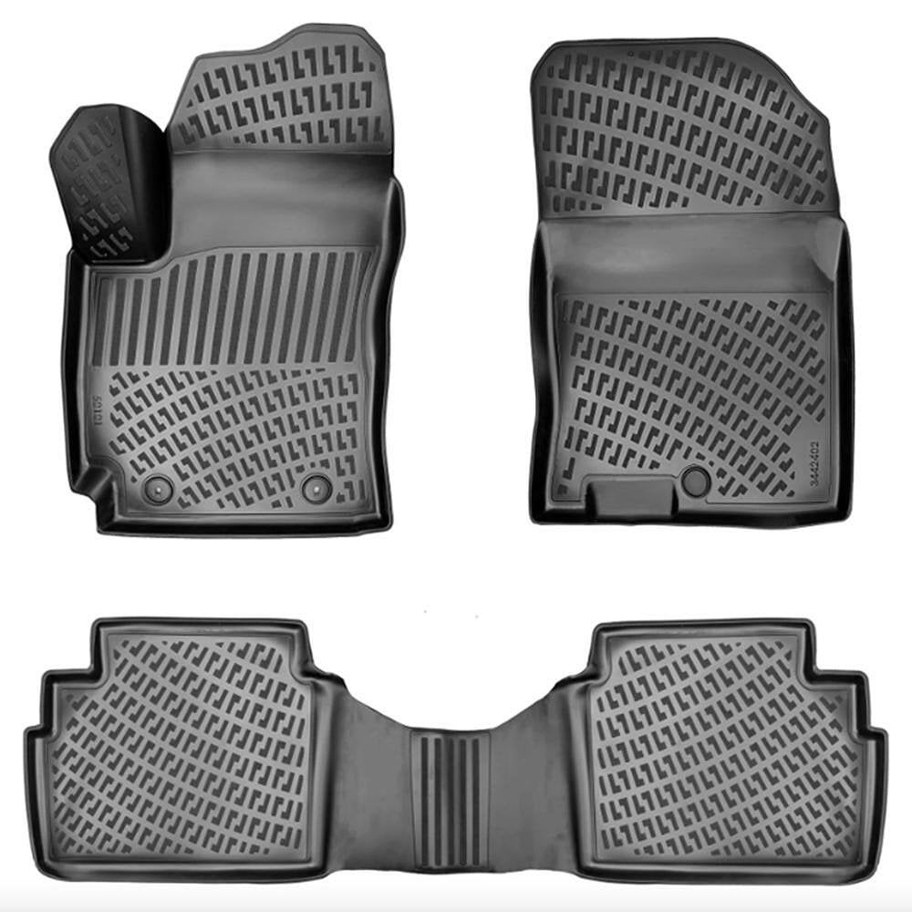 Rubber floor mats for Hyundai Kona after 2022, RizLine