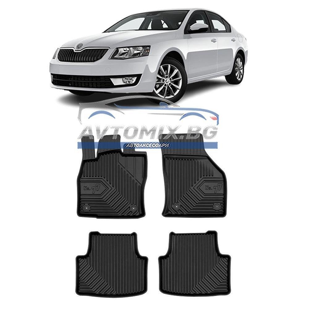 Гумени стелки зa Skoda Octavia 3 2012-2019 г., Модел No.77
