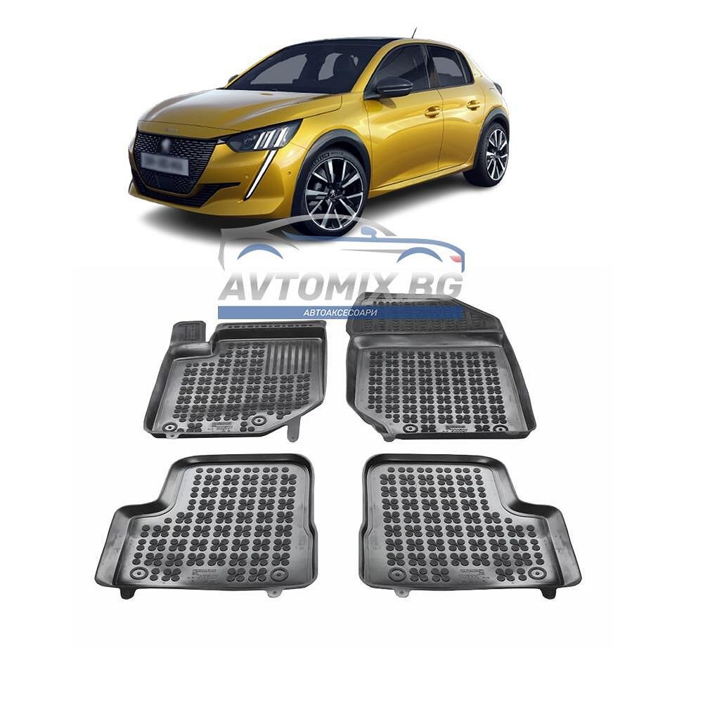 Гумени стелки за Peugeot 208 след 2019 г., Rezaw Plast