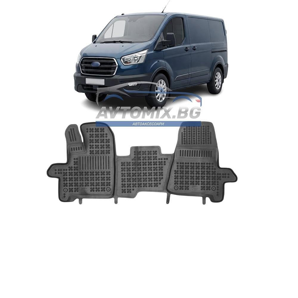 Rubber floor mats for Ford Transit, post-2013, Rezaw Plast