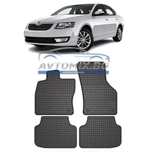 Covorașe de cauciuc pentru Skoda Octavia 3 2012-2019, Frogum