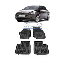 Covorașe de cauciuc pentru Peugeot 301 după 2012, Rezaw Plast
