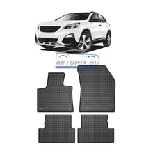 Rubber floor mats for Peugeot 3008 2016-2023, Frogum