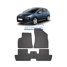 Rubber floor mats for Peugeot 3008 2009-2016, Frogum