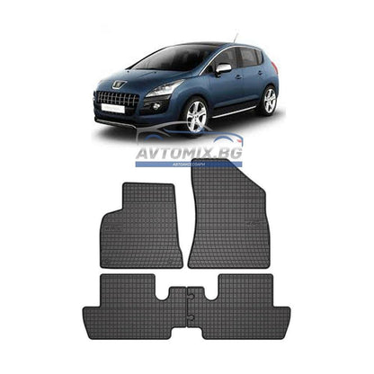 Covorașe de cauciuc pentru Peugeot 3008 2009-2016, Frogum