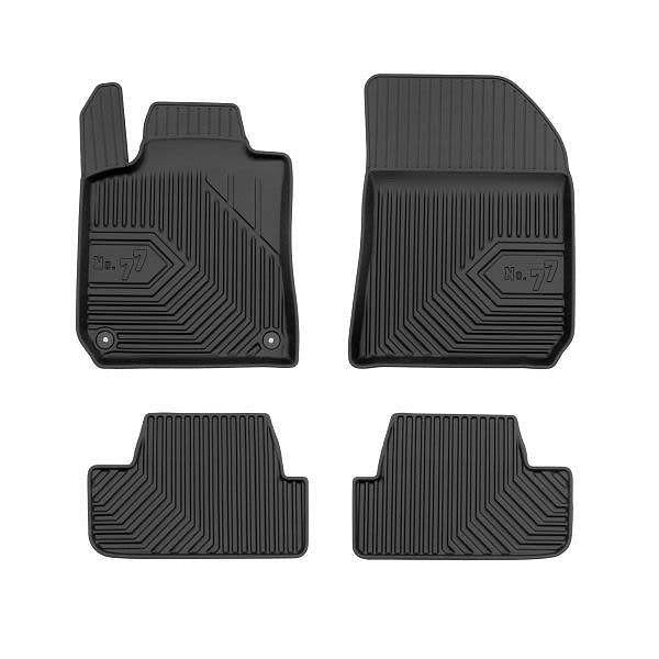 Rubber floor mats for Peugeot 308 from 2014-2021, Model No.77 / Hatchback and Sedan