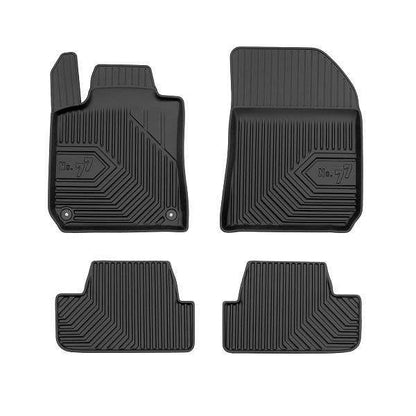 Rubber floor mats for Peugeot 308 from 2014-2021, Model No.77 / Hatchback and Sedan