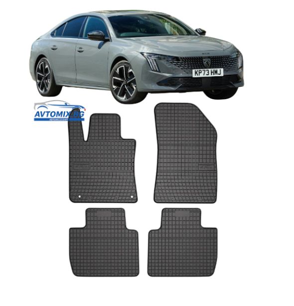 Rubber mats for Peugeot 508 after 2018 Frogum