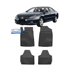 Rubber floor mats for Peugeot 607 from 1999-2010 Model No.77