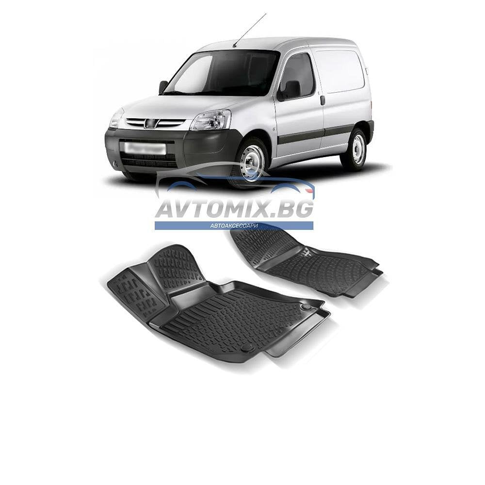 Covorașe de cauciuc pentru Peugeot Partner 1996-2003, RizLine
