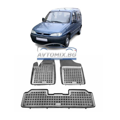 Гумени стелки за Peugeot Partner 1996-2008 г., Rezaw Plast