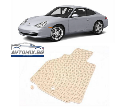 Гумени стелки за Porsche Carrera 911 / 996 (1998-2004) - бежови