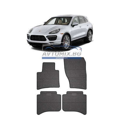 Гумени стелки за Porsche Cayenne 2010-2017 г.,  Frogum