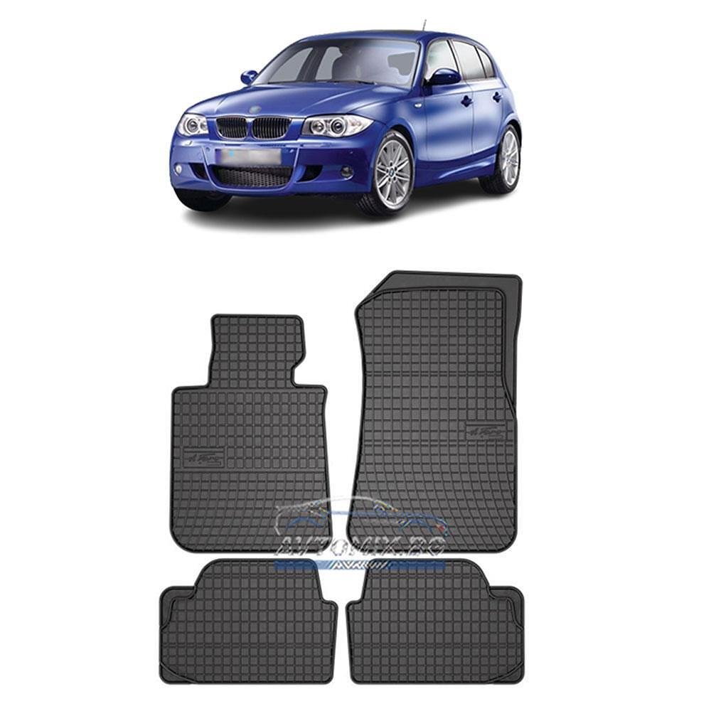 Covorașe de cauciuc pentru BMW Seria 1 E81, E87, F20, F21 2004-2019, Frogum