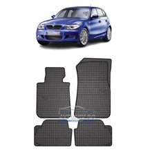 Rubber floor mats for BMW 1 Series E81, E87, F20, F21 2004-2019, Frogum