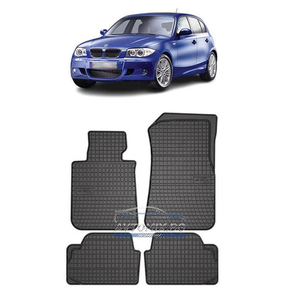 Covorașe de cauciuc pentru BMW Seria 1 E81, E87, F20, F21 2004-2019, Frogum