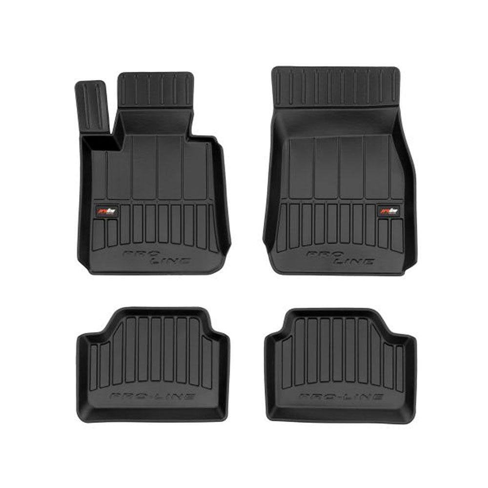 Rubber floor mats for BMW 1 Series E81, E87, F20, F21 2004-2019, ProLine 3D