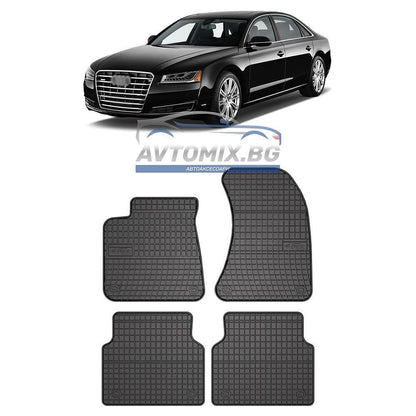 Гумени стелки за Audi A8 Long от 2010 до 2017 г.,  Frogum