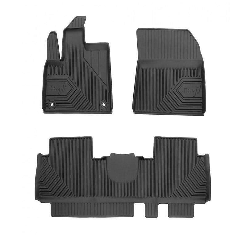 Rubber floor mats for Peugeot Rifter from 2018 onwards, Model No.77
