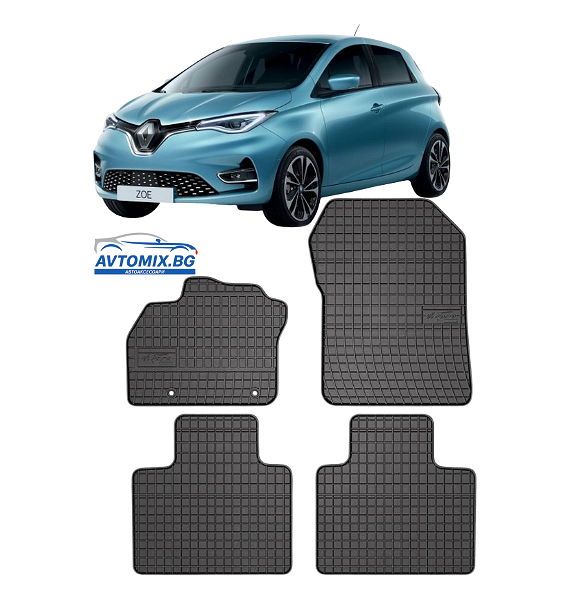 Гумени стелки за  Renault Zoe от 2012-2024г., Frogum