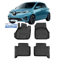 Rubber floor mats for Renault Zoe from 2012-2024 ProLine 3D